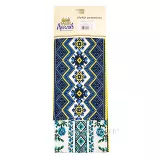 Набор полотенец вафельных_украинский орнамент  Набор полотенец вафельных_украинский орнамент